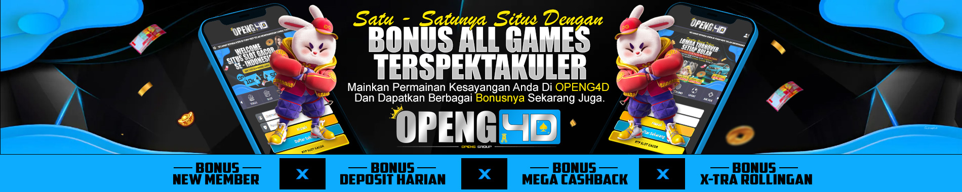 BONUS SPEKTAKULER OPENG4D DESKTOP DENGAN MIN DEPO 5K